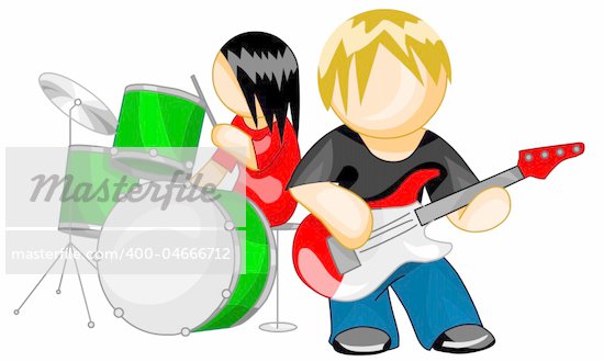 Rock Music Illustration